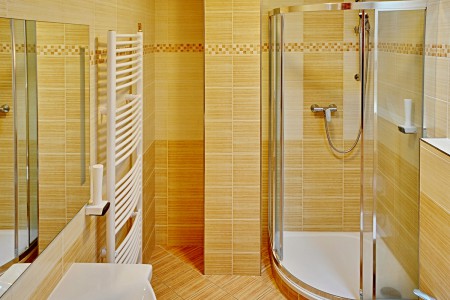 Koupelna se sprchovým koutem