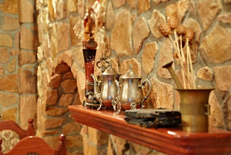 Výzdoba zámecké vinárny